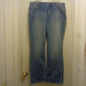 FADED BLUE JEANS BY COLDWATER CREEK 16